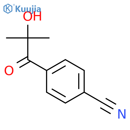 4-(2-Hydroxy-2-methylpropanoyl)benzonitrile structure