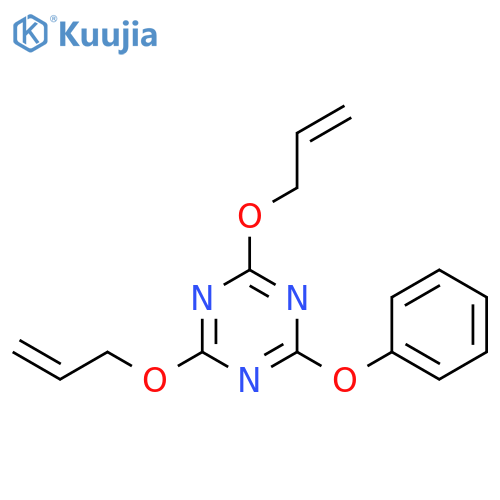 2-Phenoxy-4,6-bis[(prop-2-en-1-yl)oxy]-1,3,5-triazine structure