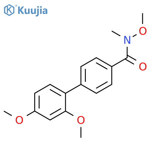 [1,1'-Biphenyl]-4-carboxamide, N,2',4'-trimethoxy-N-methyl- structure