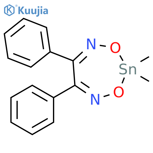 1,3,4,7,2-Dioxadiazastannepine, 2,2-dimethyl-5,6-diphenyl- structure
