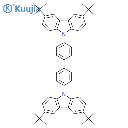 9H-Carbazole,9,9'-[1,1'-biphenyl]-4,4'-diylbis[3,6-bis(1,1-dimethylethyl)- structure
