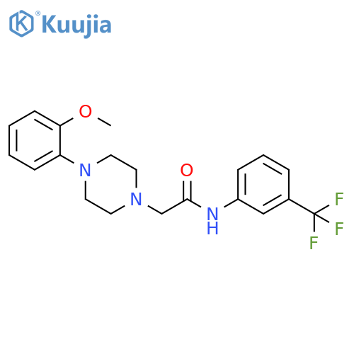 2-4-(2-methoxyphenyl)piperazin-1-yl-N-3-(trifluoromethyl)phenylacetamide structure