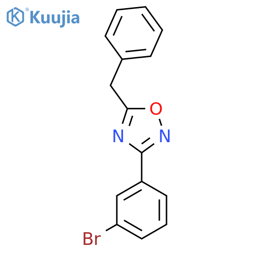 5-Benzyl-3-(3-bromophenyl)-1,2,4-oxadiazole structure