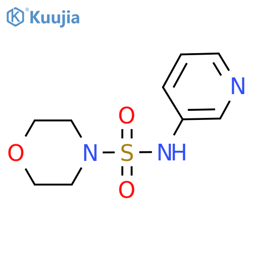 N-(pyridin-3-yl)morpholine-4-sulfonamide structure
