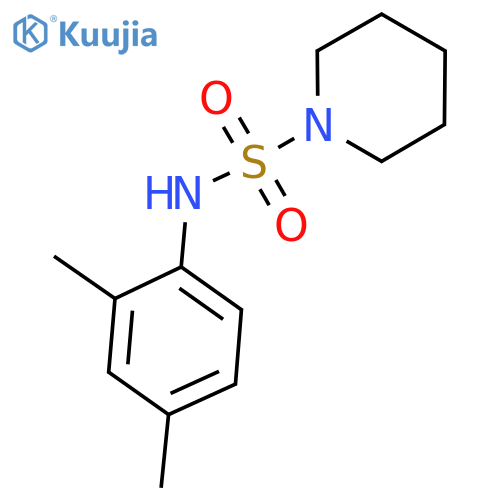 N-(2,4-dimethylphenyl)piperidine-1-sulfonamide structure