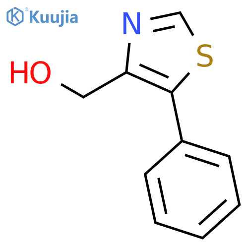 4-Thiazolemethanol, 5-phenyl- structure