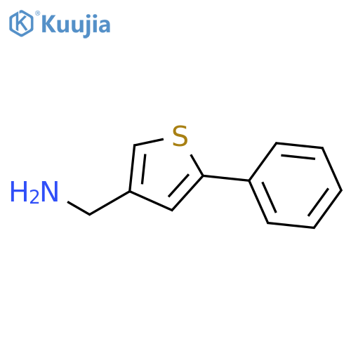 (5-phenylthiophen-3-yl)methanamine structure