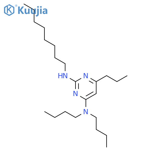2,4-PYRIMIDINEDIAMINE, N4,N4-DIBUTYL-N2-OCTYL-6-PROPYL- structure