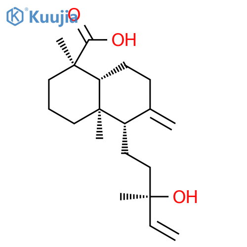 13-Hydroxylabda-8(17),14-dien-18-oic acid structure