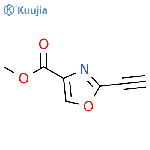 methyl 2-ethynyl-1,3-oxazole-4-carboxylate structure