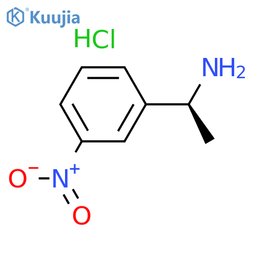 (1S)-1-(3-nitrophenyl)ethanamine hydrochloride structure