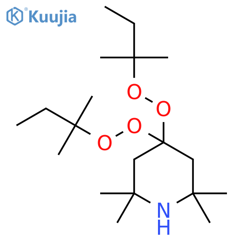 Piperidine, 4,4-bis[(1,1-dimethylpropyl)dioxy]-2,2,6,6-tetramethyl- structure