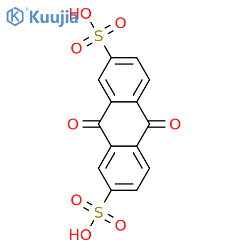 2,7-Anthracenedisulfonicacid, 9,10-dihydro-9,10-dioxo- structure