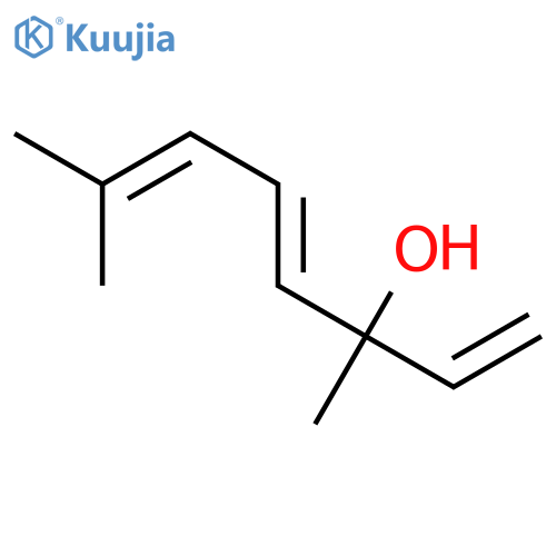 1,4,6-Octatrien-3-ol,3,7-dimethyl- structure