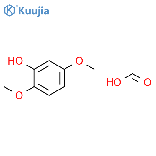 Phenol, 2,5-dimethoxy-, formate structure