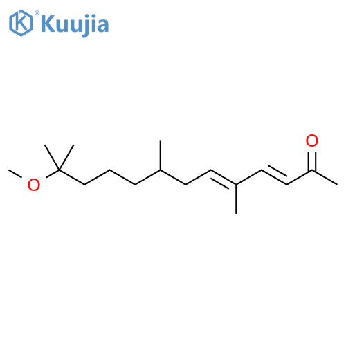 3,5-Tridecadien-2-one, 12-methoxy-5,8,12-trimethyl-, (3E,5E)- structure