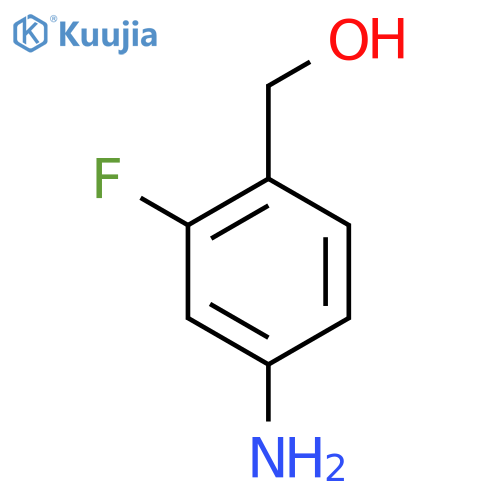(4-amino-2-fluorophenyl)methanol structure