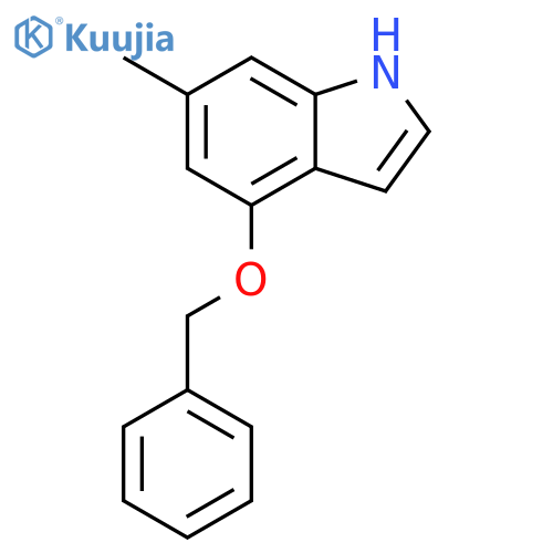 4-(Benzyloxy)-6-methyl-1H-indole structure