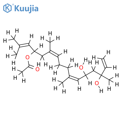 13-Acetoxy-5-hydroxygeranyllinalol structure