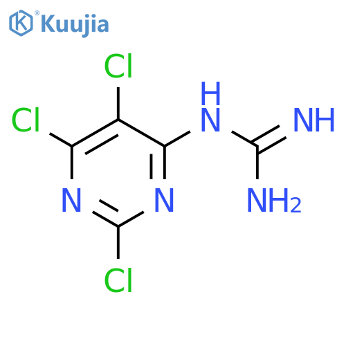 GUANIDINE, (2,5,6-TRICHLORO-4-PYRIMIDINYL)- structure