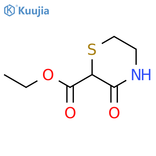 Ethyl 3-oxothiomorpholine-2-carboxylate structure