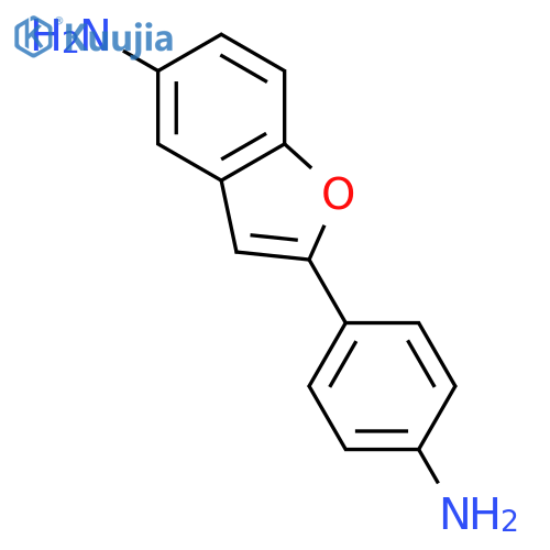 5-Amino-2-(4-aminophenyl)benzofuran structure