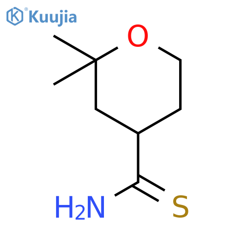 2H-Pyran-4-carbothioamide,tetrahydro-2,2-dimethyl- structure