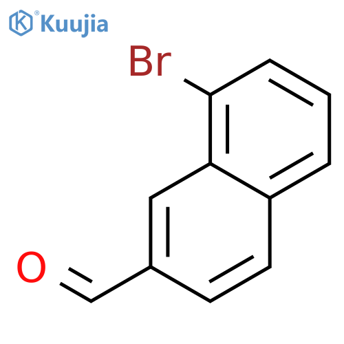 8-Bromonaphthalene-2-carbaldehyde structure