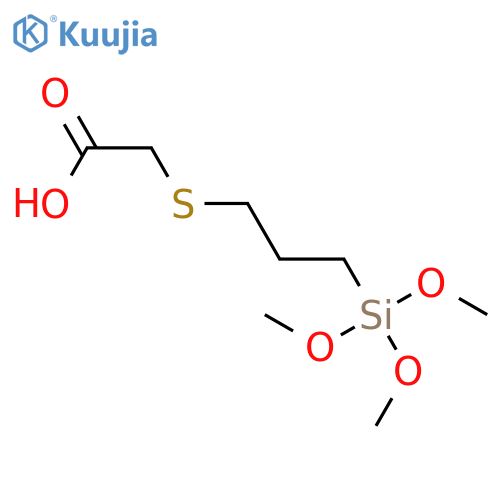 ACETIC ACID, [[3-(TRIMETHOXYSILYL)PROPYL]THIO]- structure