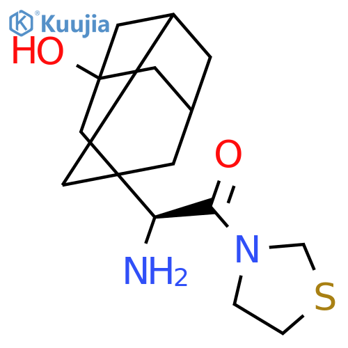 THIAZOLIDINE, 3-[(2S)-AMINO(3-HYDROXYTRICYCLO[3.3.1.13,7]DEC-1-YL)ACETYL]- structure