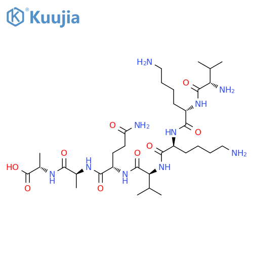 L-Alanine, L-valyl-L-lysyl-L-lysyl-L-valyl-L-glutaminyl-L-alanyl- structure