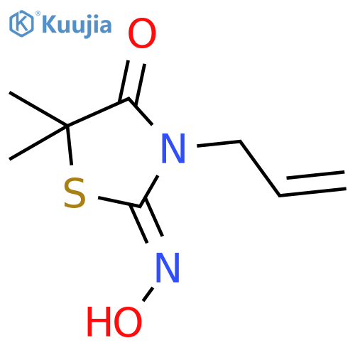 2,4-Thiazolidinedione, 5,5-dimethyl-3-(2-propenyl)-, 2-oxime structure