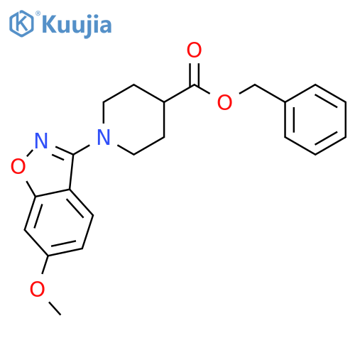 6-Methoxy-3-4-(N-benzyloxycarbonyl)piperidinyl-1,2-benzisoxazole structure