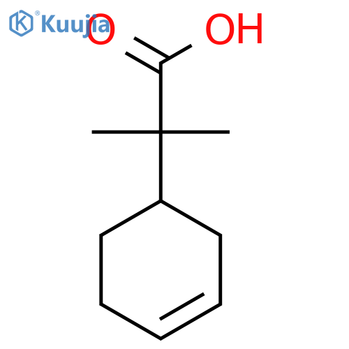 2-(cyclohex-3-en-1-yl)-2-methylpropanoic acid structure