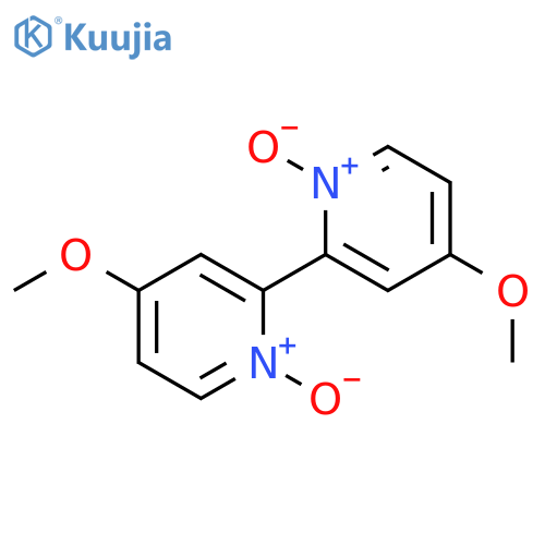 2,2'-Bipyridine, 4,4'-dimethoxy-, 1,1'-dioxide structure
