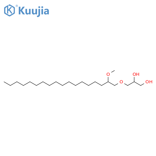 1,2-Propanediol, 3-[(2-methoxyoctadecyl)oxy]- structure