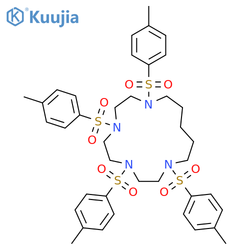 1,4,7,10-Tetraazacyclopentadecane, 1,4,7,10-tetrakis[(4-methylphenyl)sulfonyl]- structure