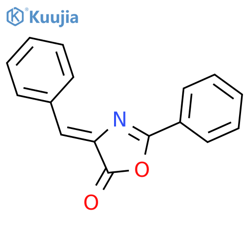4-Benzylidene-2-Phenyl-2-Oxazolin-5-One structure