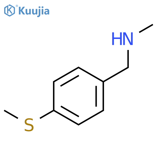 methyl({4-(methylsulfanyl)phenylmethyl})amine structure
