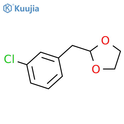 2-[(3-chlorophenyl)methyl]-1,3-dioxolane structure