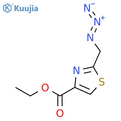 4-Thiazolecarboxylic acid, 2-(azidomethyl)-, ethyl ester structure