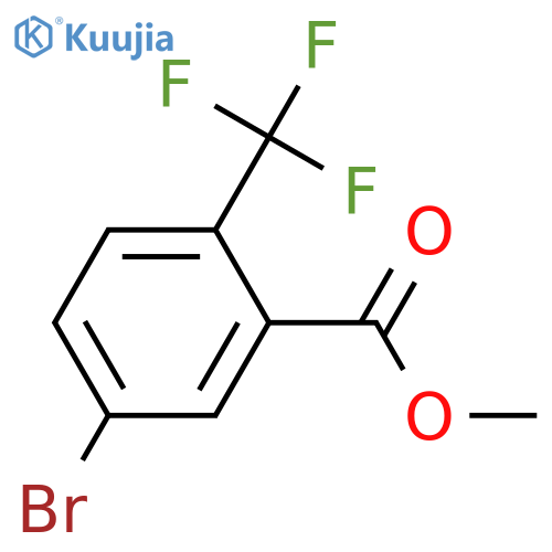 Methyl 5-bromo-2-(trifluoromethyl)benzoate structure