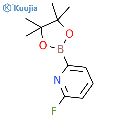 2-Fluoro-6-(4,4,5,5-tetramethyl-1,3,2-dioxaborolan-2-yl)pyridine structure