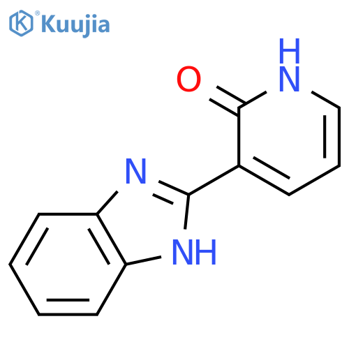 2(1H)-Pyridinone, 3-(1H-benzimidazol-2-yl)- structure