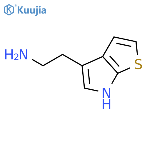 6H-Thieno[2,3-b]pyrrole-4-ethanamine structure