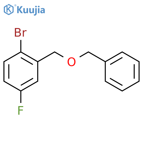 2-((Benzyloxy)methyl)-1-bromo-4-fluorobenzene structure
