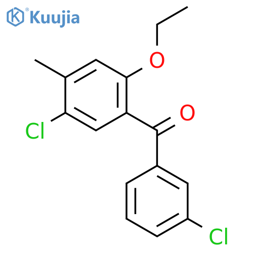 Methanone, (5-chloro-2-ethoxy-4-methylphenyl)(3-chlorophenyl)- structure
