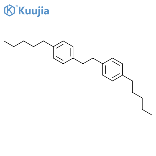 BENZENE, 1,1'-(1,2-ETHANEDIYL)BIS[4-PENTYL- structure