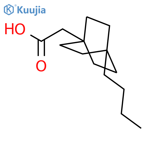 Bicyclo[2.2.2]octane-1-acetic acid, 4-butyl- structure
