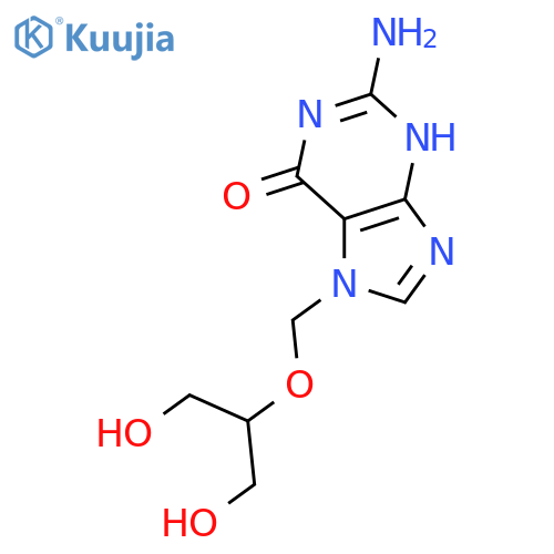 2-Amino-1,7-dihydro-7-2-hydroxy-1-(hydroxymethyl)ethoxymethyl-6H-purin-6-one structure